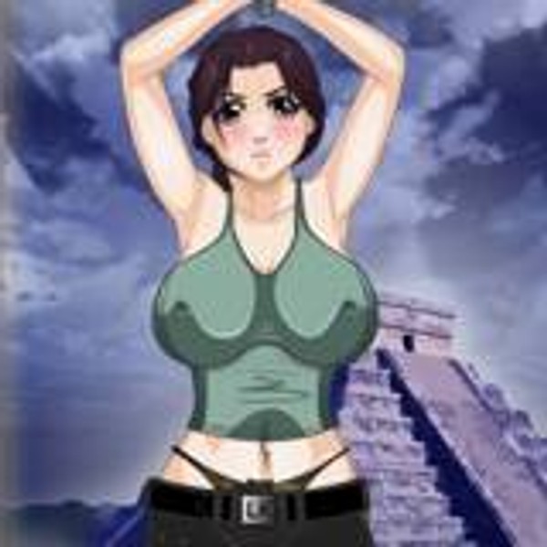 لارا كرفت وركوب الزب